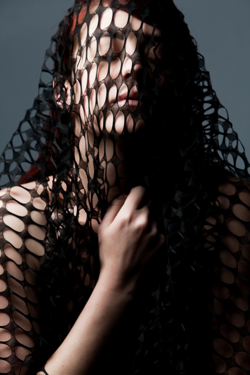 Female model photo shoot of Ivory Dahlia