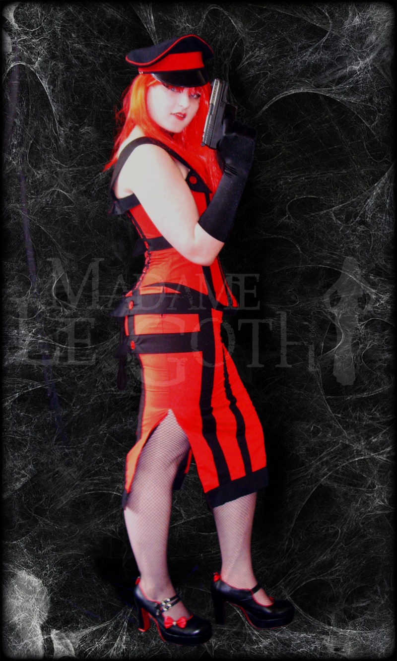 Female model photo shoot of Madame le Goth in The Crypt - www.madamelegoth.co.uk
