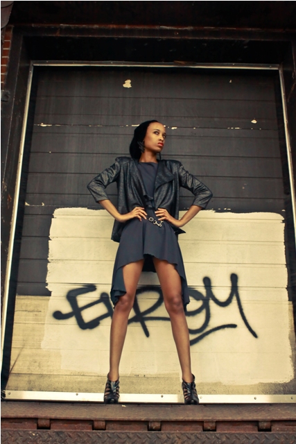 Female model photo shoot of Taryn Andre in Downtown Atlanta