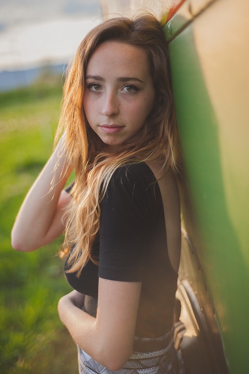Female model photo shoot of Emma Haskins in Sauvie Island
