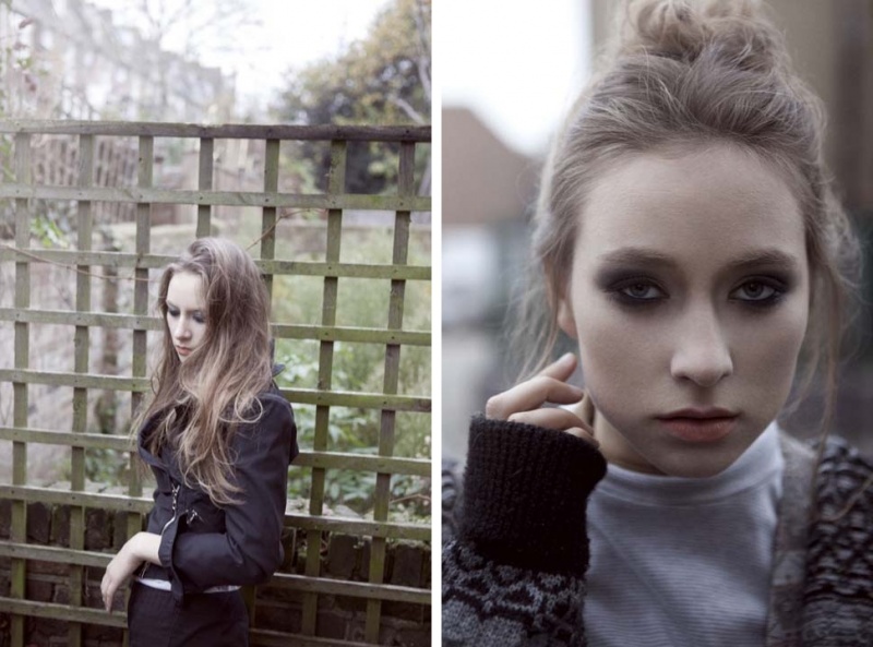 Female model photo shoot of Lucie_H and Paule Liub in London, makeup by MegganLouiseReidMakeup