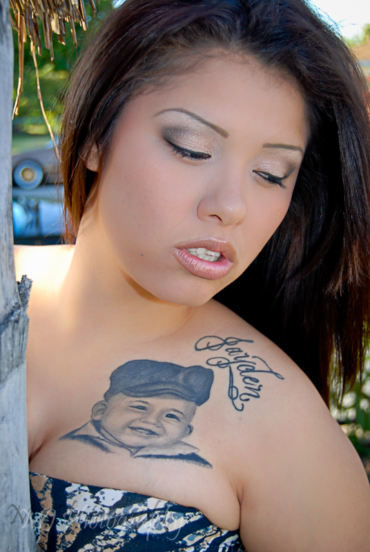 Female model photo shoot of Darlyn Juarez in Cudahy, CA, makeup by Makeup by MJ