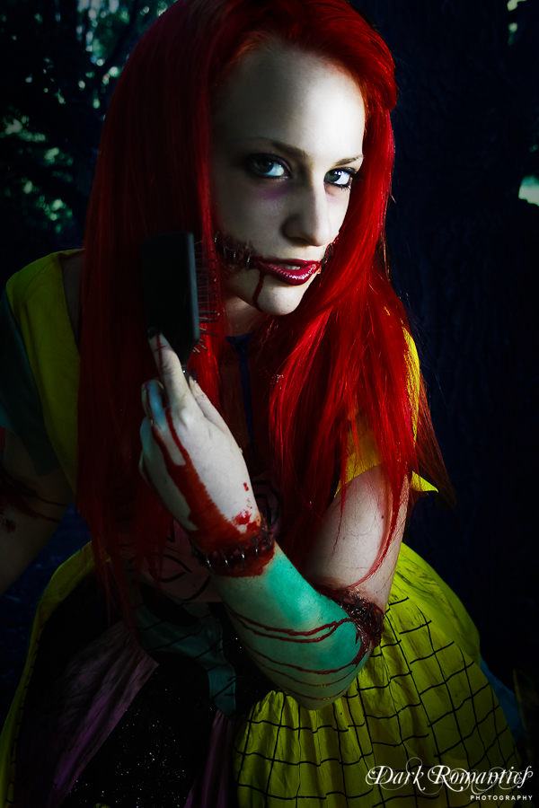 Female model photo shoot of xAlison Wonderlandx by Dark Romantics  in Halloweentown, London UK