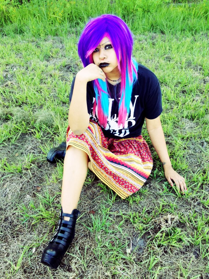Female model photo shoot of Suicide Darling