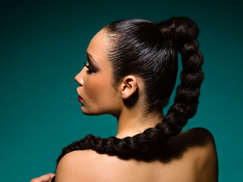 Female model photo shoot of RAE HAIR by M V P     I M A G E S in Cranbury, NJ, makeup by Eze Nwanyi
