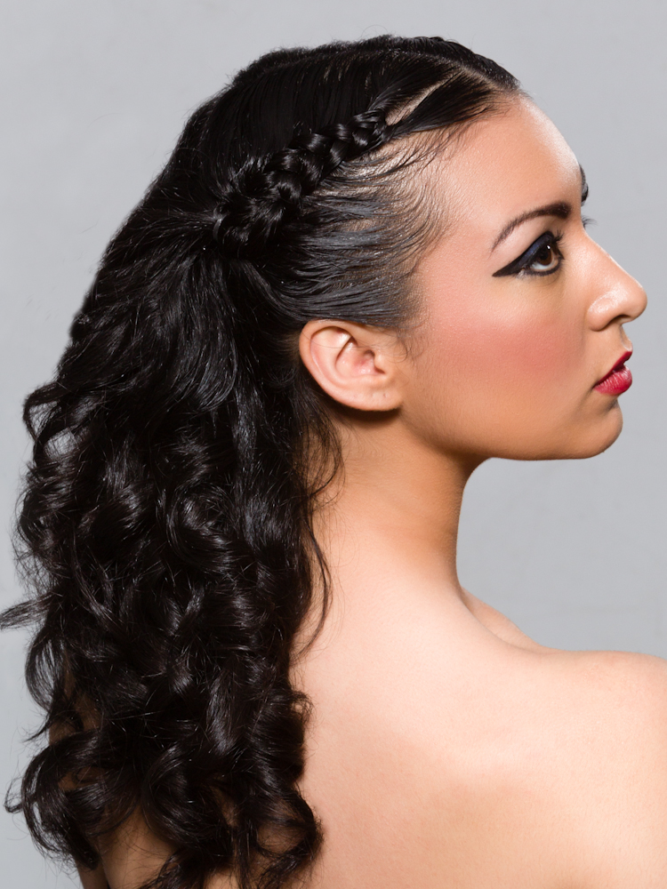 Female model photo shoot of RAE HAIR by M V P     I M A G E S in Cranbury, NJ, makeup by Eze Nwanyi