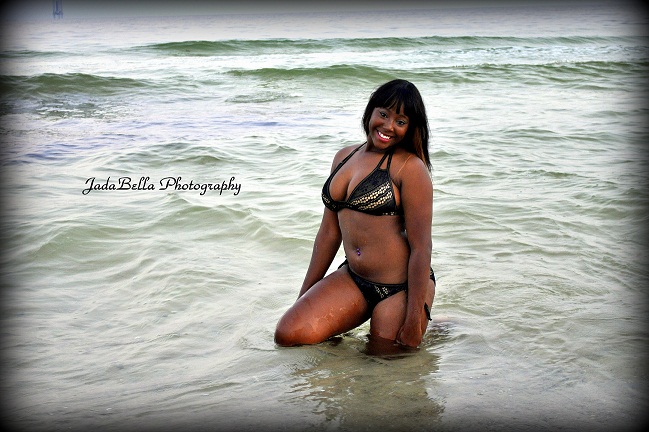 Female model photo shoot of Dezireh Edwards in gulf shores AL