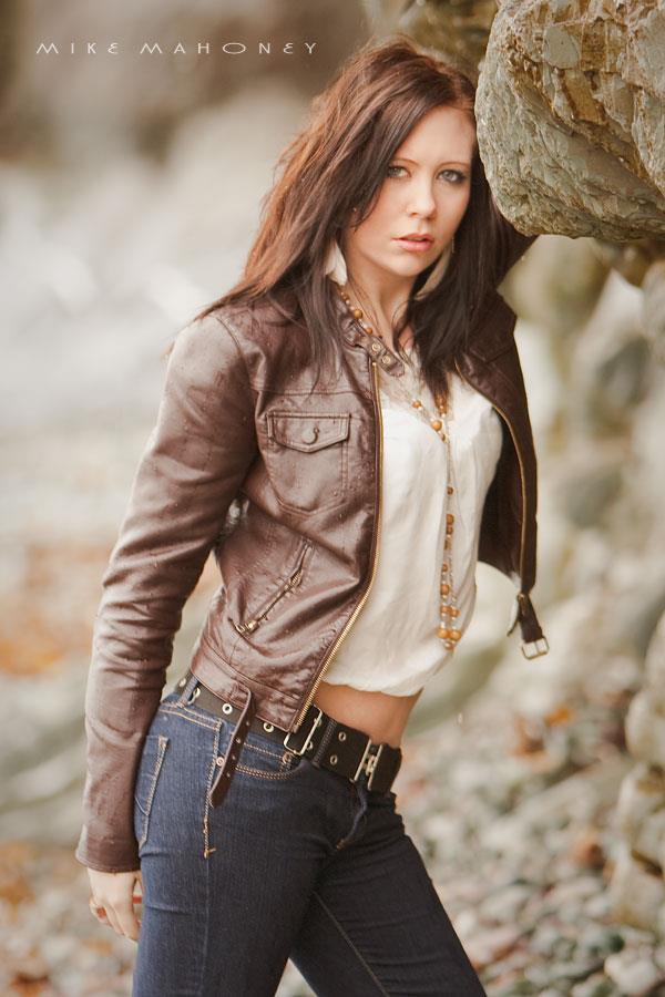 Female model photo shoot of Chelsea Cumby in Middle cove beach, newfoundland