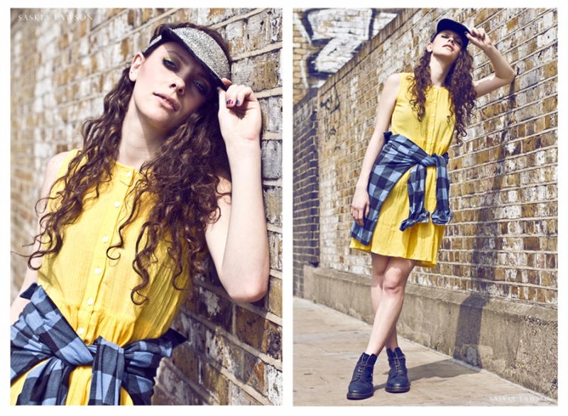 Female model photo shoot of Saskia Lawson in Brick Lane