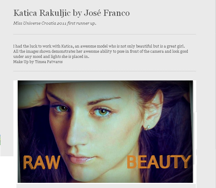 Female model photo shoot of Katica R