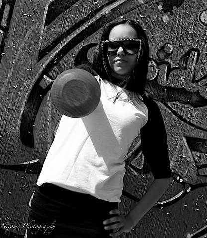 Female model photo shoot of DominicanxMami CJ by Nijome Photograhy in downtown Cleveland