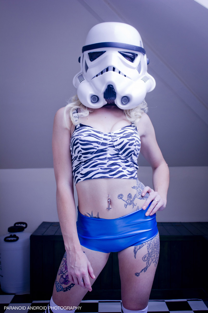 Female model photo shoot of Gabrielle Doll Facee by Paranoid Android Photos