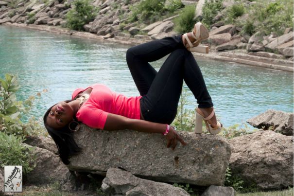 Female model photo shoot of ChanyisMocha in River Walk