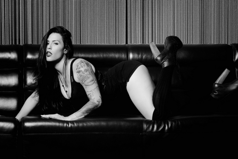 Female model photo shoot of Bernadette Casey by edltphoto in SOL Lounge