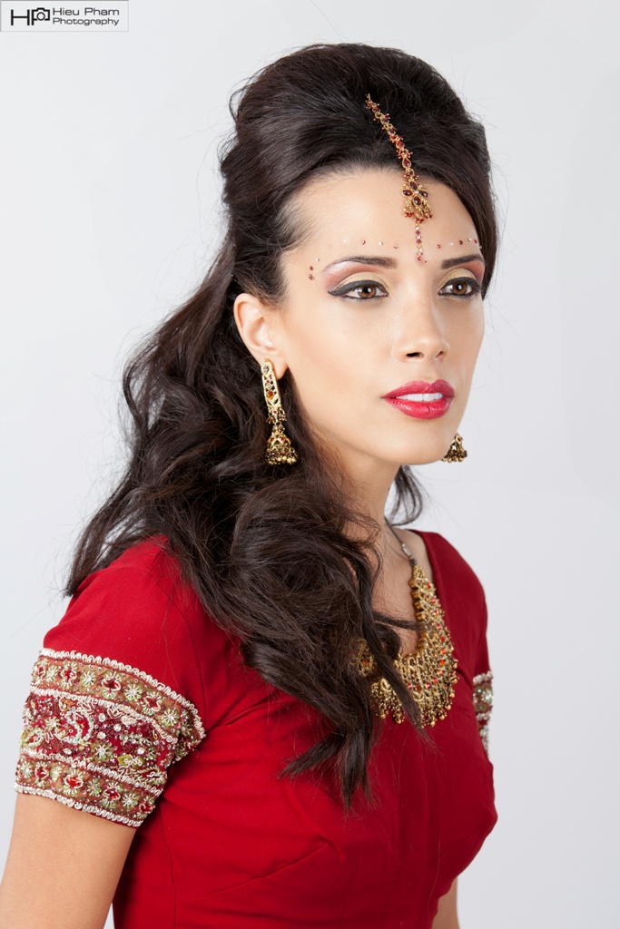 Female model photo shoot of Perfectionist MUAHair