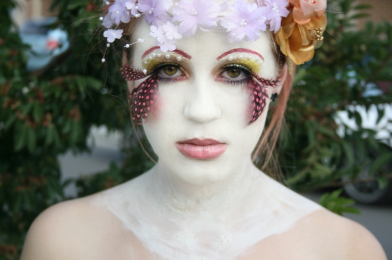 Female model photo shoot of KyraBeth Make-Up Artist