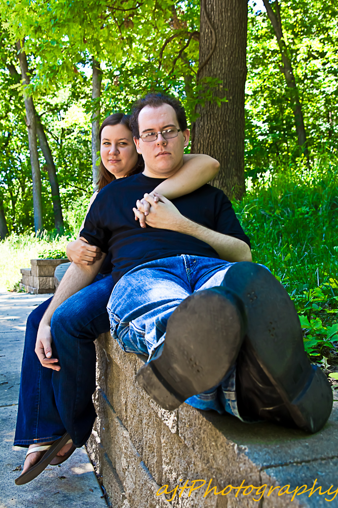 Male and Female model photo shoot of ajtPhotography and Mizz MoMo in Peoria, Illinois