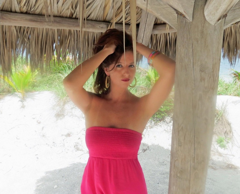Female model photo shoot of Natasha Sokolova in Key Biscayne