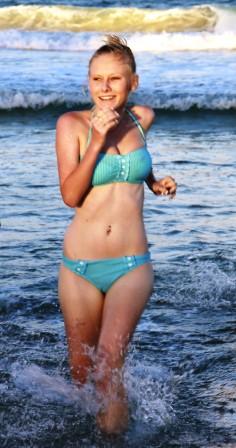 Female model photo shoot of Ximena Uzabeaga in Miami Beach Gold Coast Australia