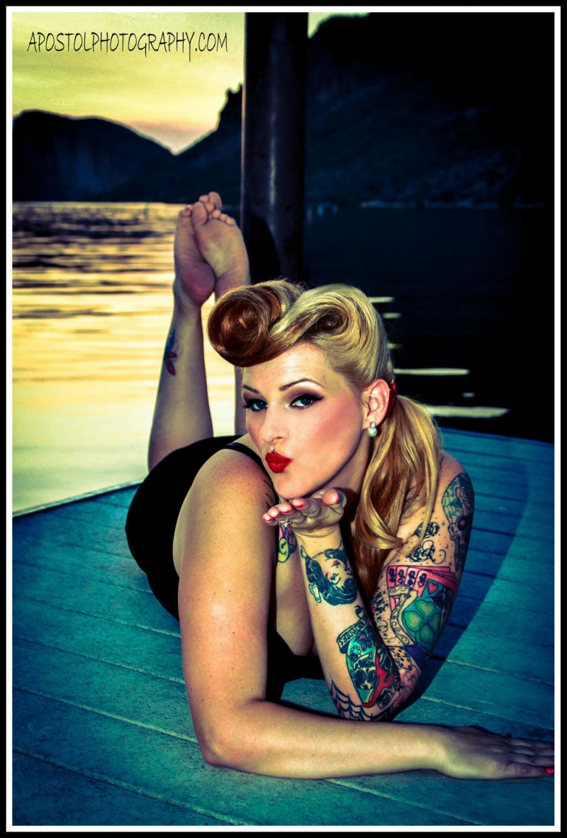 Female model photo shoot of Dallas Divine  by Apostol Photography in The Lake, makeup by Bombshell Beauty MUA