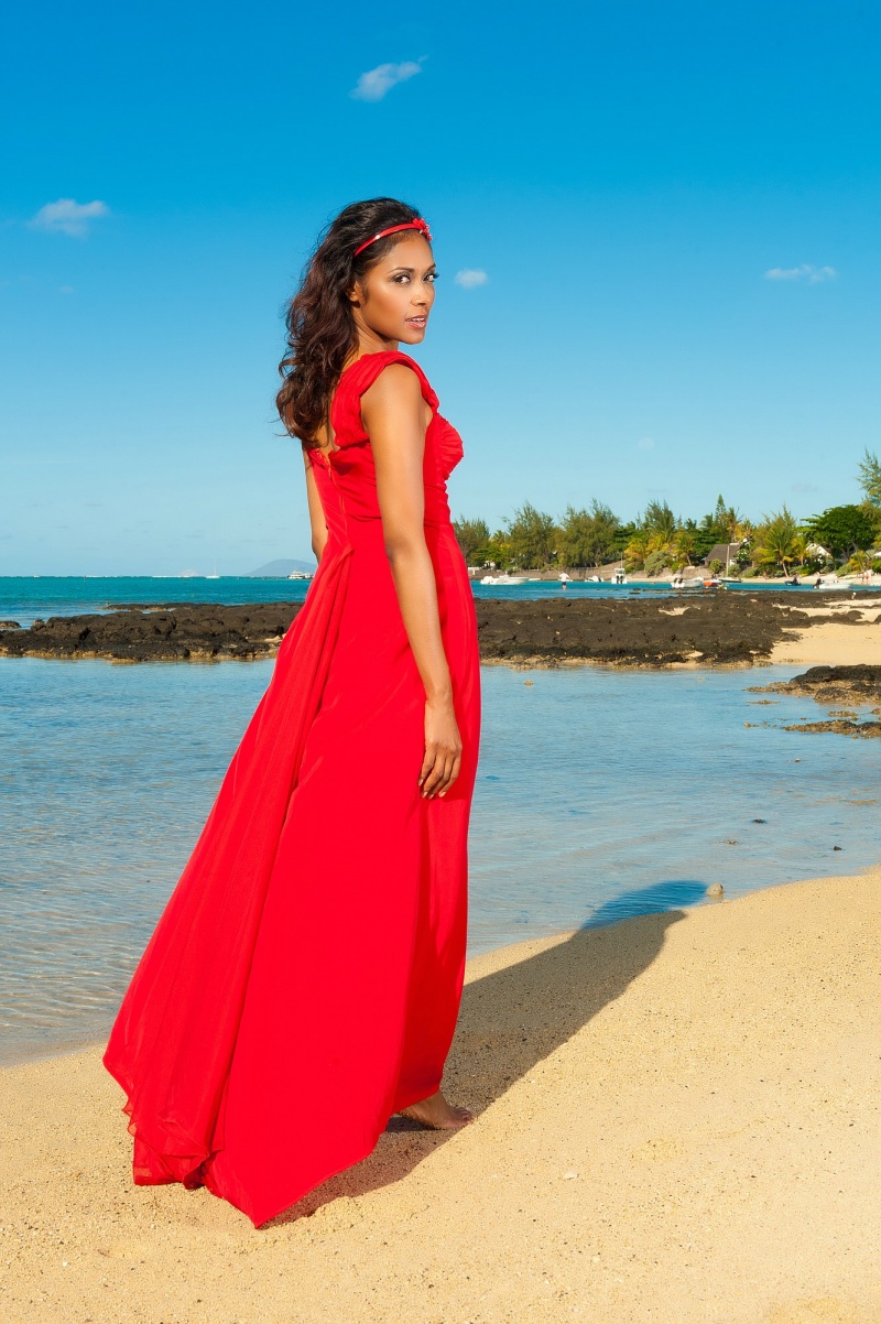 Female model photo shoot of Isabelle Brillant by Thomas Bergmair in on one of the beautiful beaches in Mauritius
