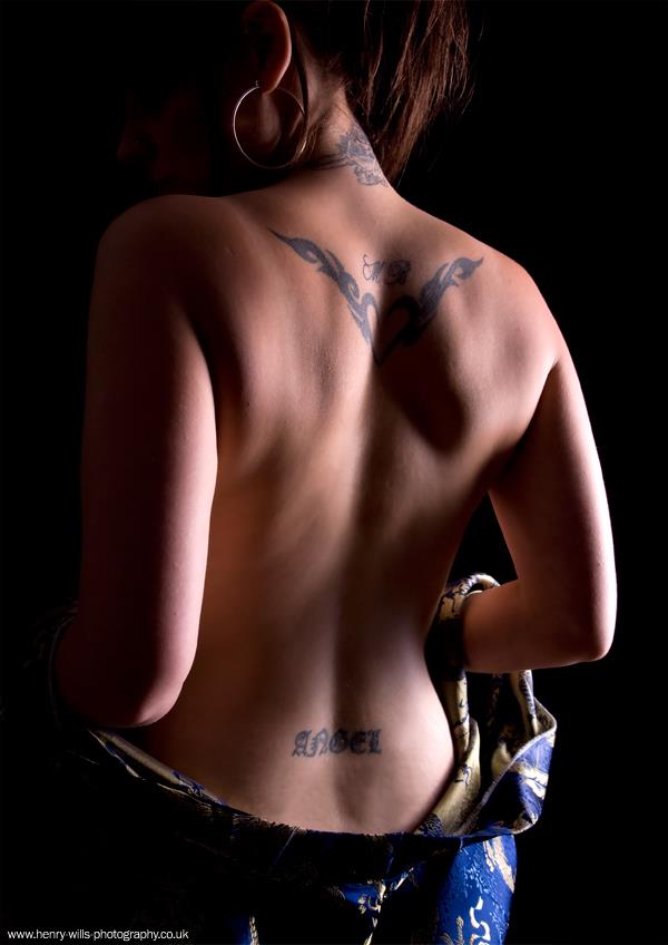 Female model photo shoot of missy_d by HWPhoto in spitfire studios