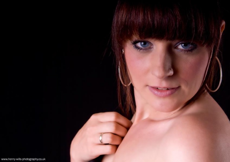 Female model photo shoot of missy_d by HWPhoto in spifire studios
