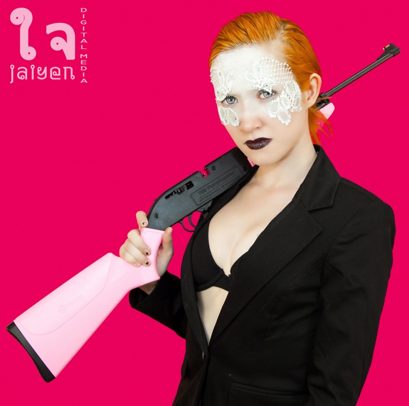 Female model photo shoot of K2 Makeup  and Sin City Bubblegum by Jaiyen Digital Media