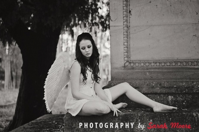 Female model photo shoot of Jessica-Leigh Haris in Parramatta - Cemetary.