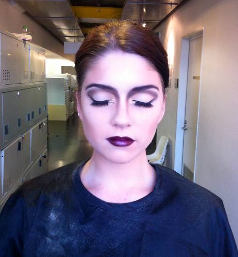 Female model photo shoot of KyraBeth Make-Up Artist