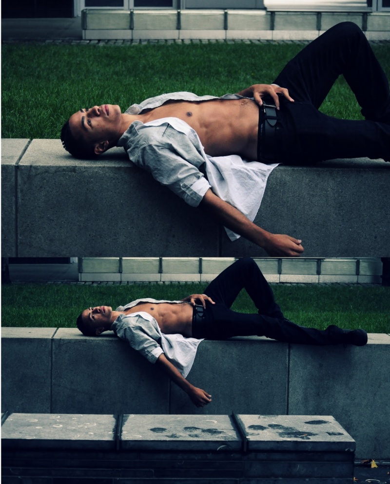Male model photo shoot of Dakota Sanz in NYC
