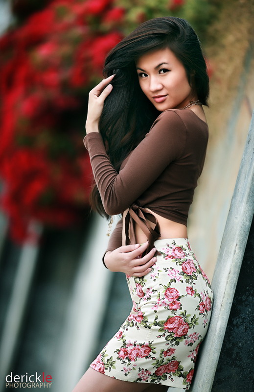 Female model photo shoot of sarahvu by Derick Le Photography