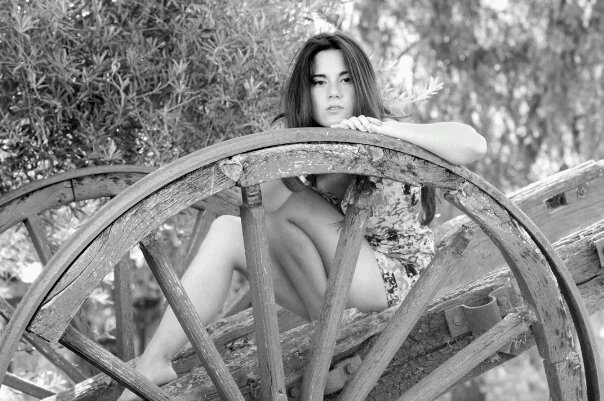 Female model photo shoot of Cristina Calero in Madrid, Spain