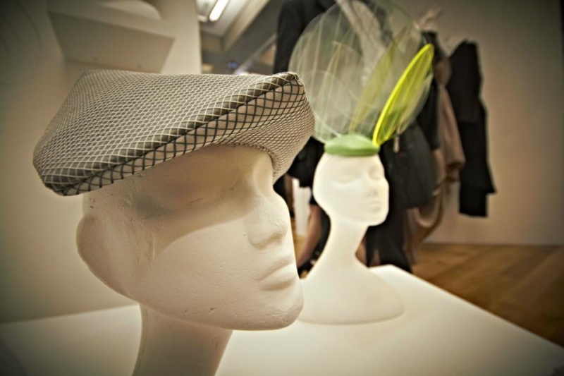 0 model photo shoot of rosanna gould millinery in Chelsea