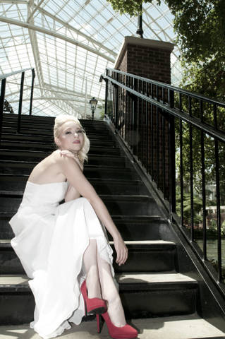 Female model photo shoot of Jenna Erin by Rebekah Jean Studio, makeup by BrittanySade Carter