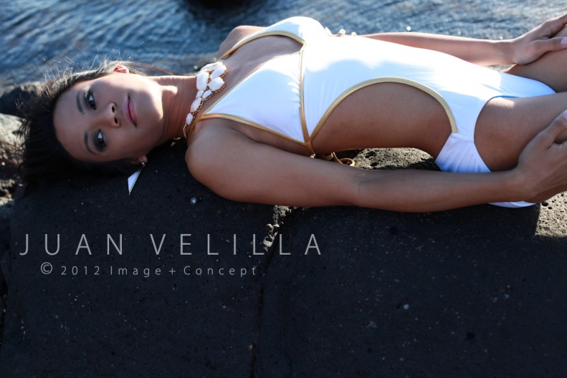 Female model photo shoot of Gee Lana in Private Beach in Paia, Maui