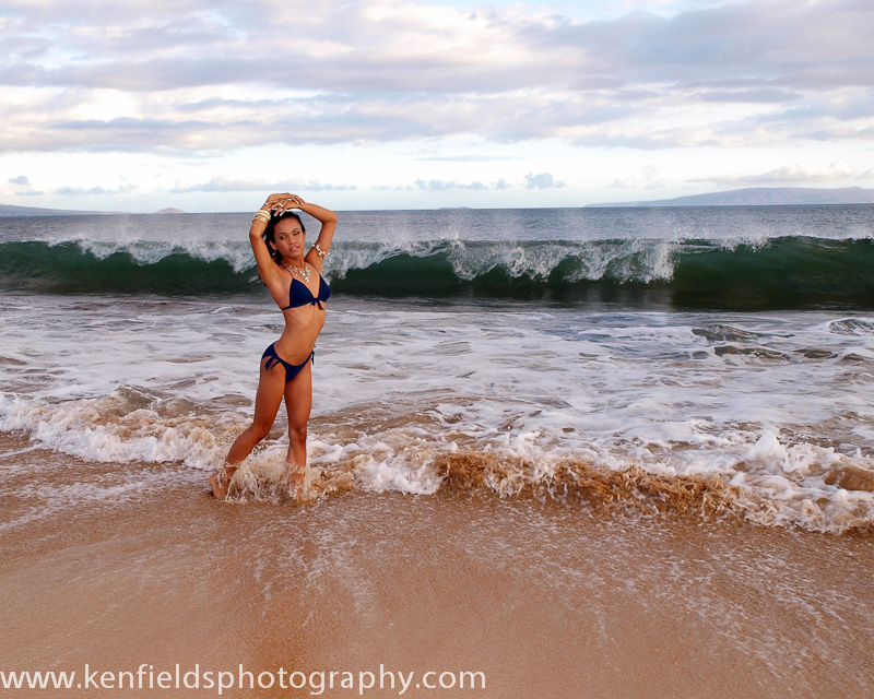 Female model photo shoot of Gee Lana in Sugar Beach, Maui