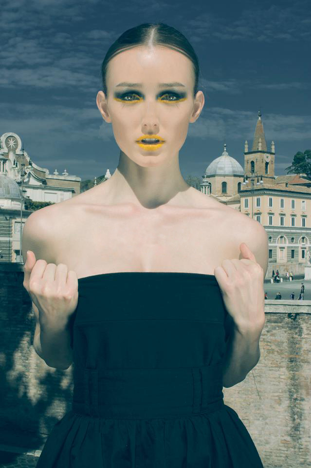 Female model photo shoot of Alessandra DeVito in ROMA