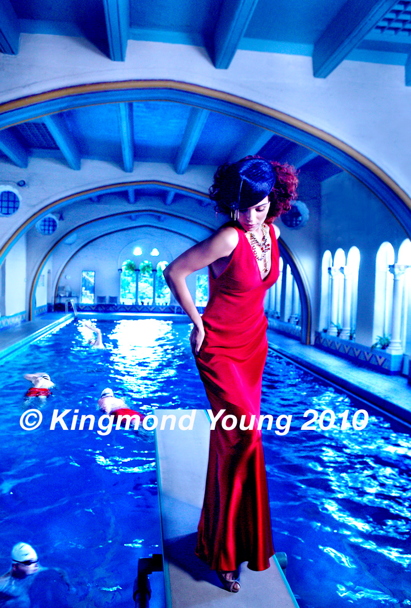 Male model photo shoot of Kingmond Young in Berkeley City Club, Berkeley, CA