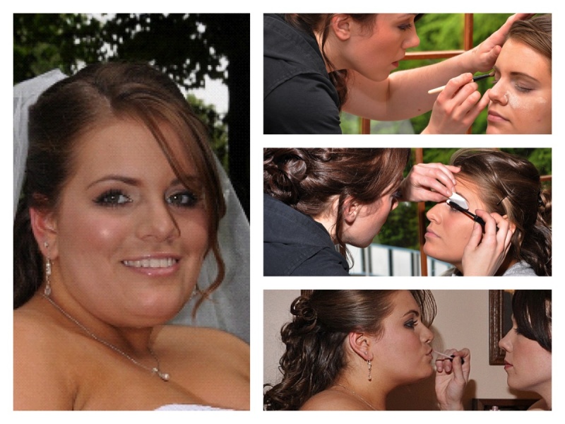 Female model photo shoot of Amber Miller in The home of the bride