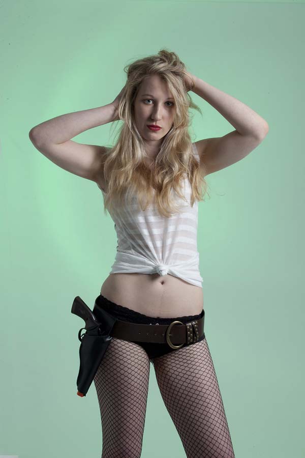 Female model photo shoot of une_blondinette by Pako Mera