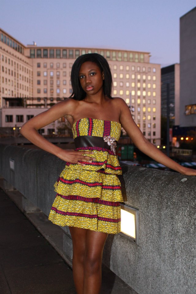 Female model photo shoot of Chika Couture in Queen Elizabeth Hall, Southbank
