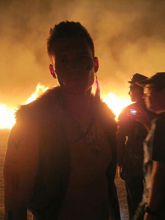 Male model photo shoot of ESK in Burning Man