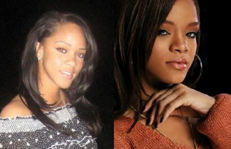 Female model photo shoot of Rihanna lookalike