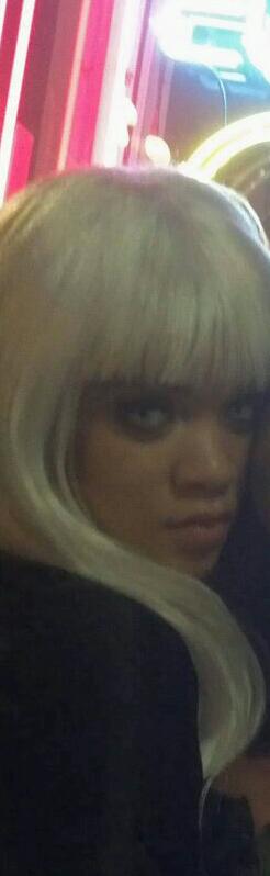 Female model photo shoot of Rihanna lookalike