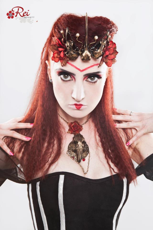 Female model photo shoot of Oracular Jewellery