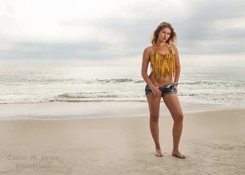 Female model photo shoot of Cheyenne A by East Coast Exposure in Carolina Beach NC