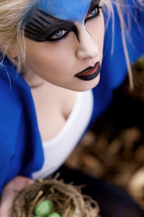 Female model photo shoot of Julia Icone by Michael J Huxley Photo, makeup by Amanda Marsala Makeup