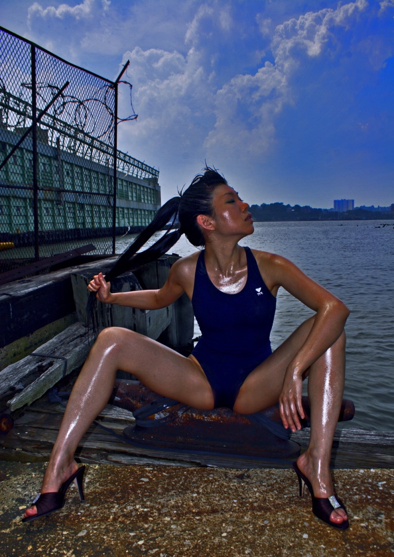 Female model photo shoot of MIU in NYC, NY