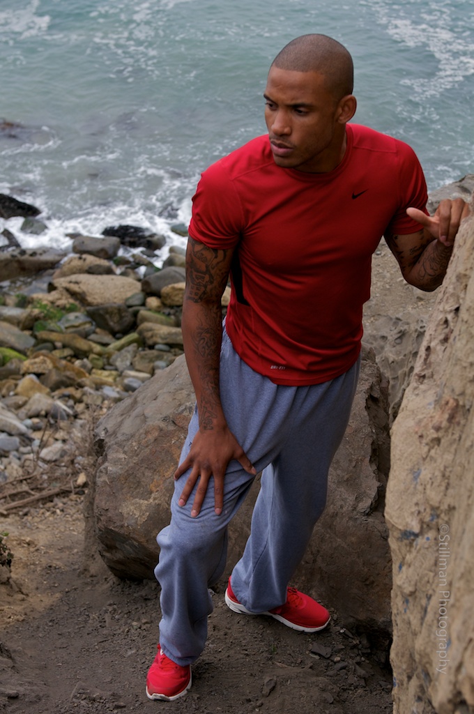 Male model photo shoot of O Mighty Smith in Malibu, CA.